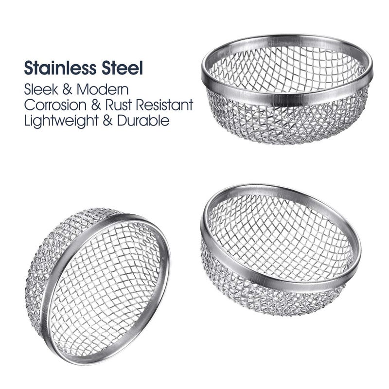 Miady RV Furnace Vent Screen - 2 Pack Flying Insect Bug Cover Camper Heater Exhaust Vents - 2.8" Stainless Steel Mesh Screens - Installation Tool Included - Image 4